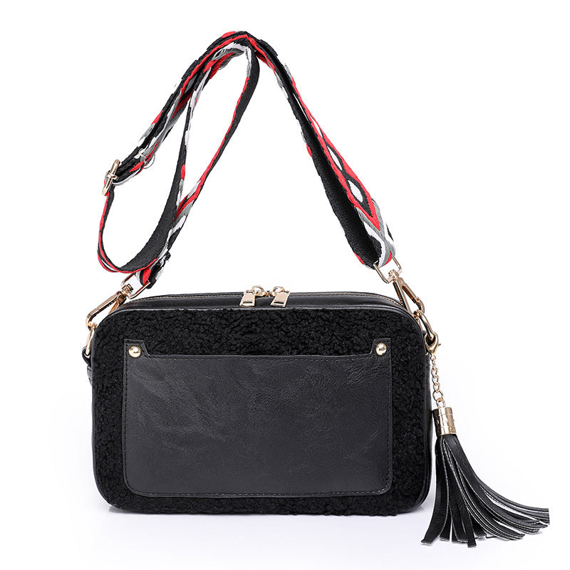 Unique Stylish Women's Fashion Plush Winter Women's Messenger Bag