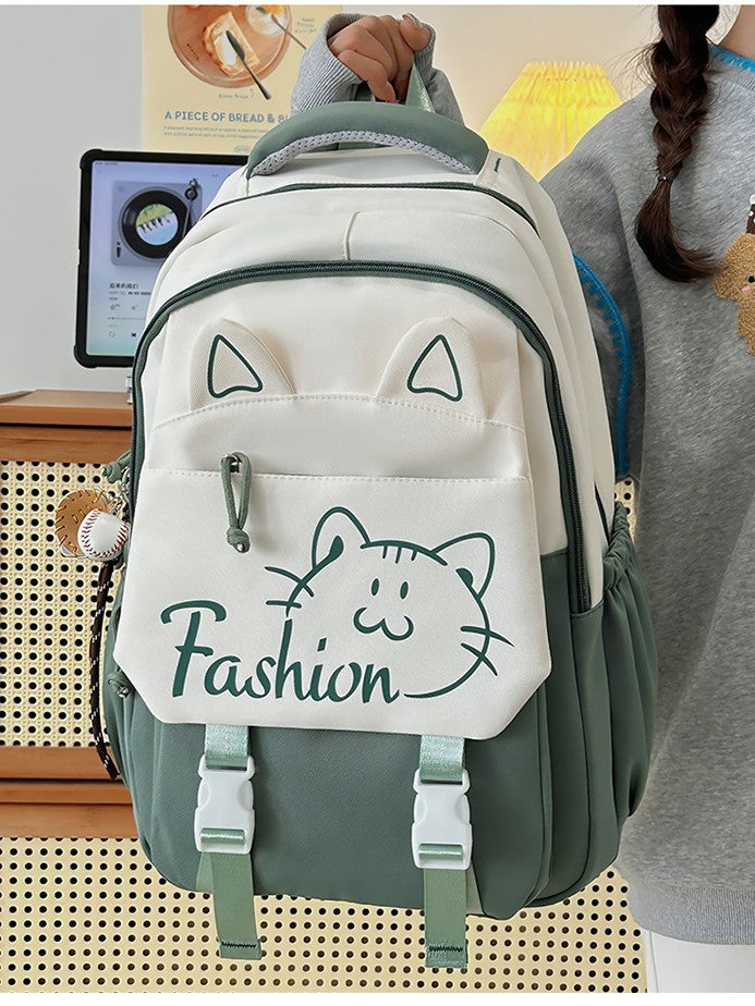 Junior High Large Capacity Simple Korean Burden Reduction College Student Schoolbag