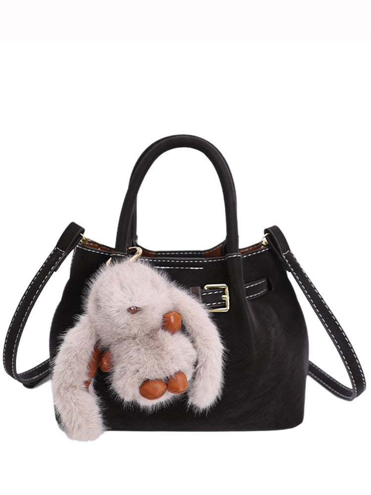 Pretty Women's Retro Simple Fashion Textured Women's Shoulder Bag