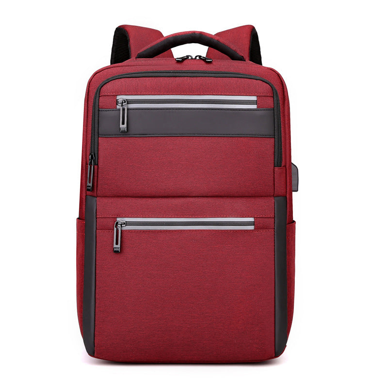 Women's & Men's Waterproof Computer Notebook Simple High Sense Business Backpack