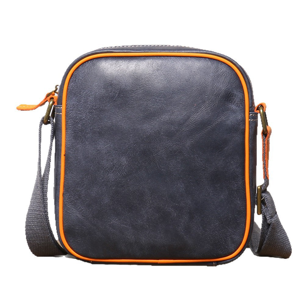 Men's Retro Leather Matte Simple Large Capacity Men's Shoulder Bag