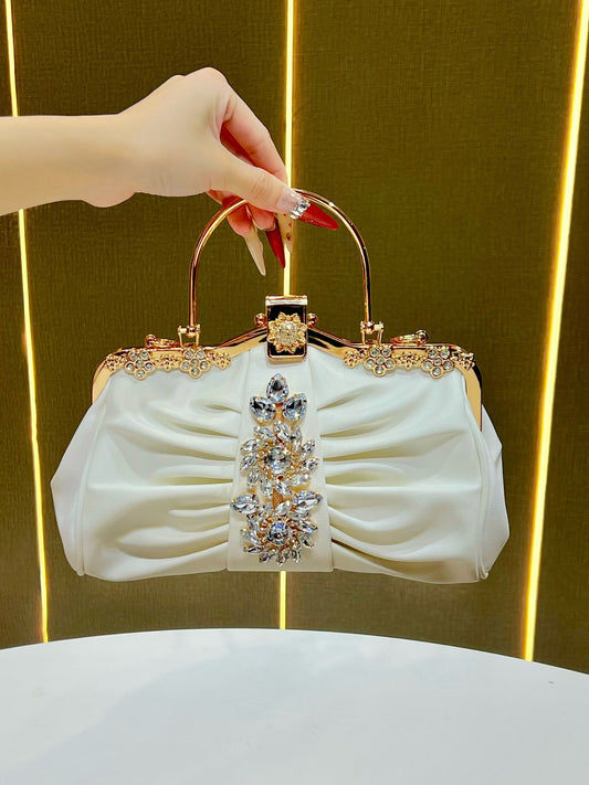 Women's Luxury Party With Diamonds Hand Elegant Dinner Bag