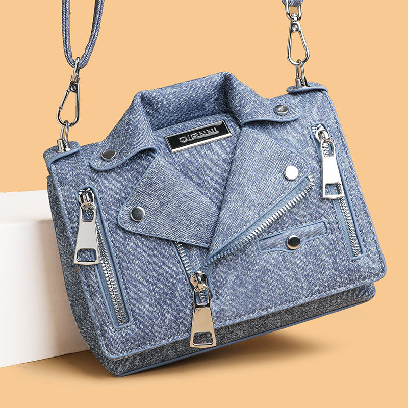 Women's Rivet Jacket Fashion Clothes Summer Trendy Women's Shoulder Bag