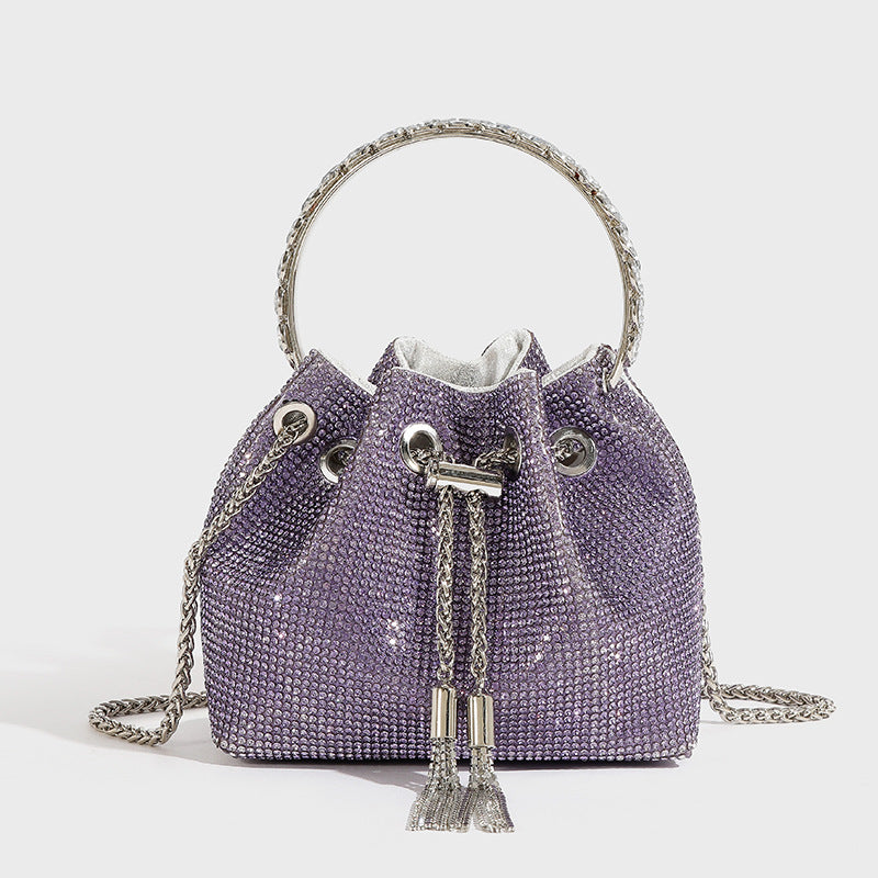 Women's Rhinestone Premium Dinner Acrylic Fashion Diamond Shoulder Bags