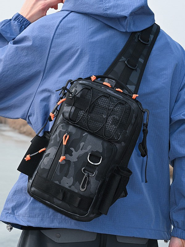 Women's & Men's Multifunctional Lure Water Repellent Fishing Mountain Climbing Men's Chest Bag