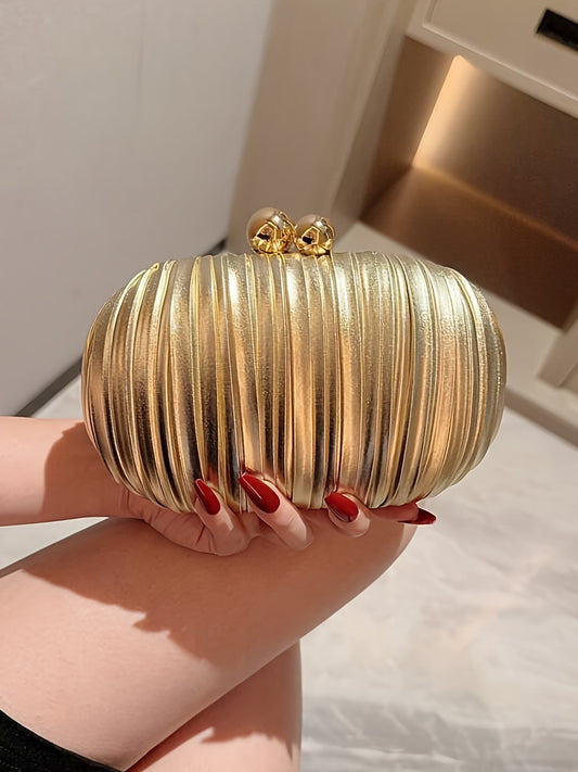 Dinner Pleated High-grade Party Banquet Polyester Dress Bags