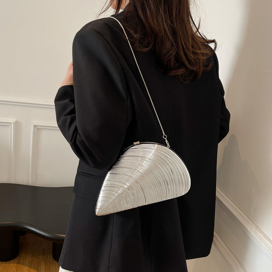 Women's Creative Conch Box Acrylic African Hand Women's Messenger Bag