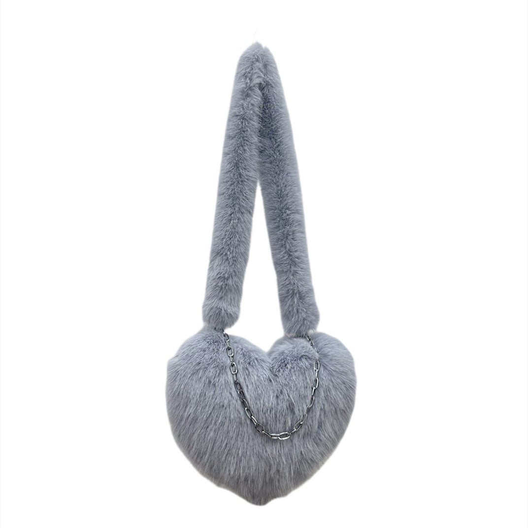 Love Chain Design Macaron Color Shell Bags