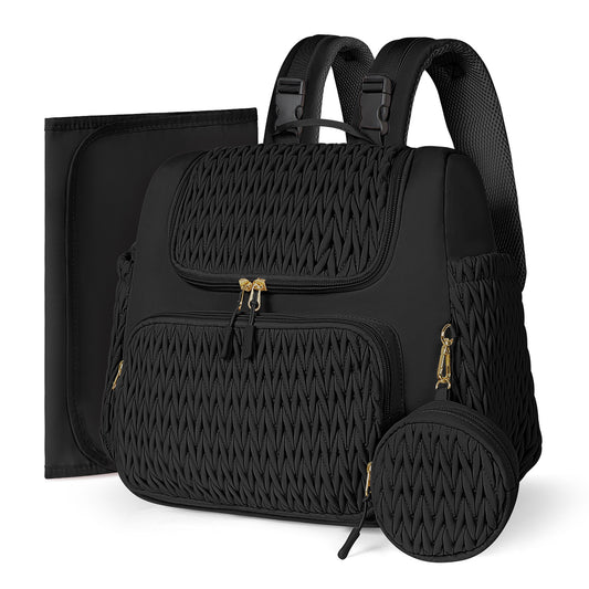 Quilted Multifunctional Stroller Pilch Pacifier Box Bags