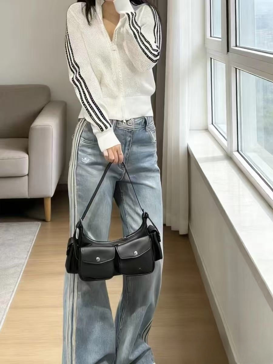 Women's Spring Adi Clover Vintage Leather Get One More Bags