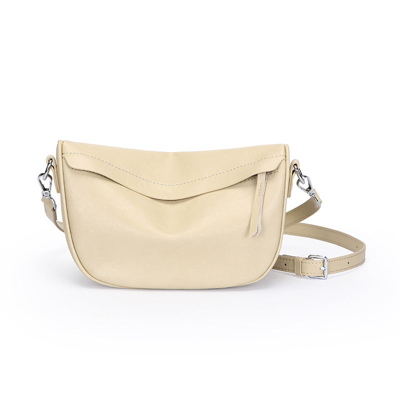 Women's Leather Cowhide Selenodont Genuine Dumpling Versatile Simple Bags