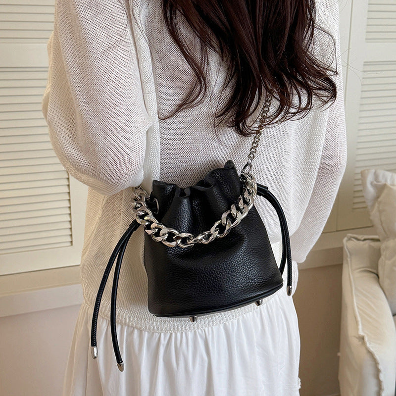 Women's Wandering Sier Thick Chain For Fashion Bags
