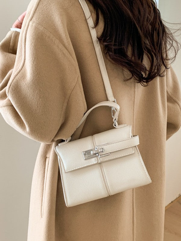 Portable Classic Kelly Advanced Texture Minority Small Square Bag