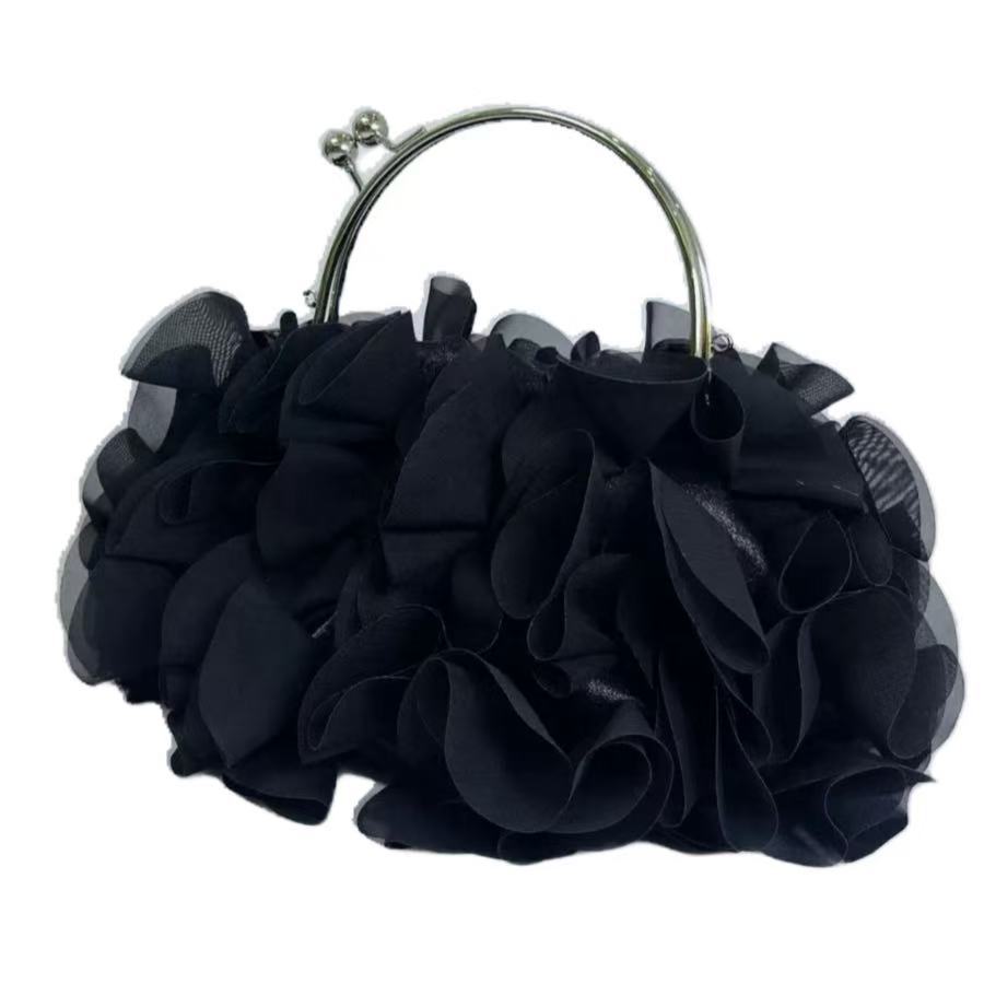 Women's Flower Retro Dress Party Clutch Dinner Bag