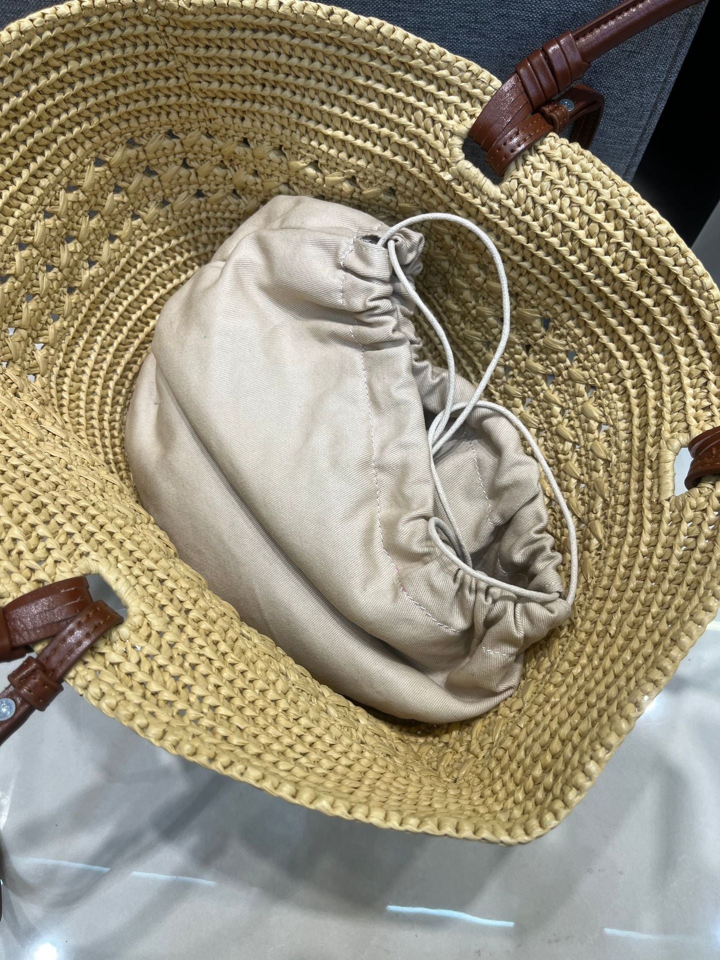 Women's Niche Large Capacity Straw Summer Woven Tote Bag