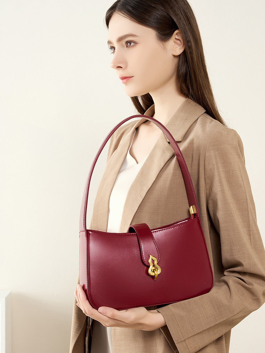 Women's Niche Bridal Wedding Light Red Advanced Women's Messenger Bag