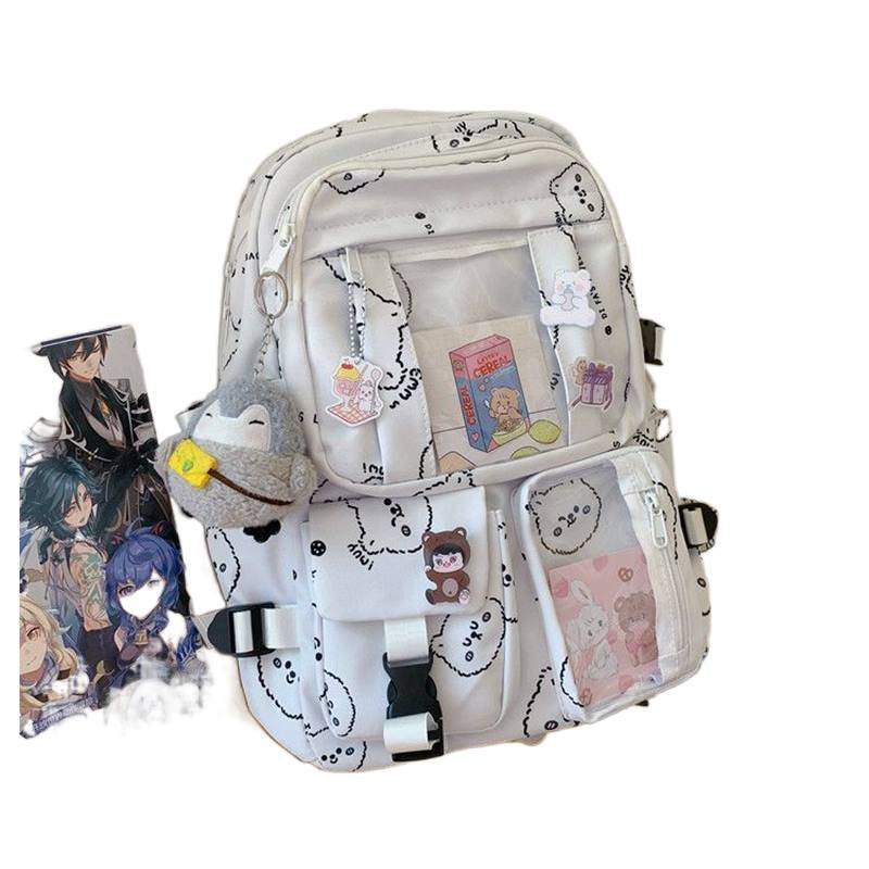 Pretty Cute Bear High Easy Matching Backpacks