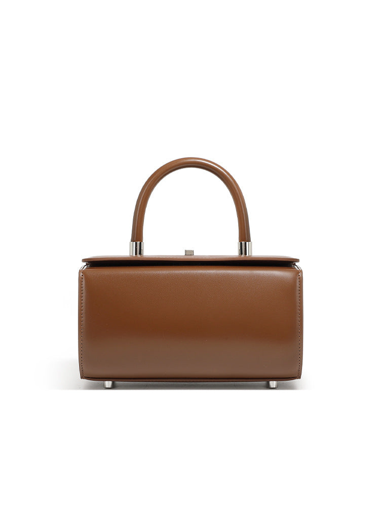 Women's Design Box Genuine Leather Portable Bags