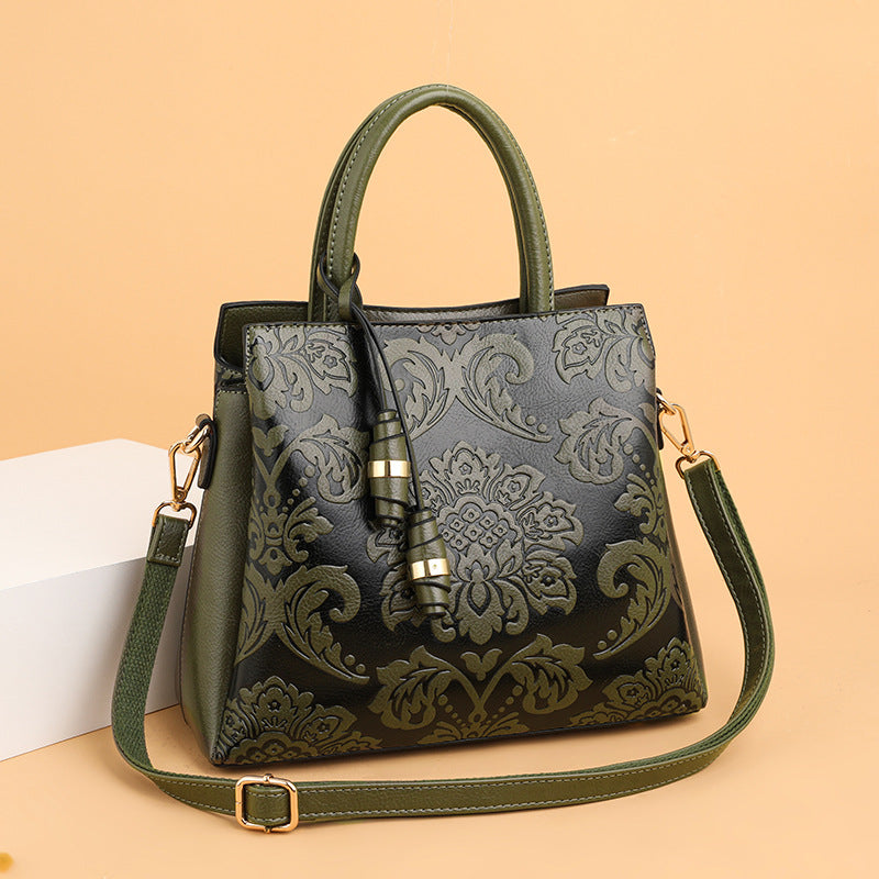 Women's Fashion Minimalist Trendy Retro Chinese Style Women's Messenger Bag