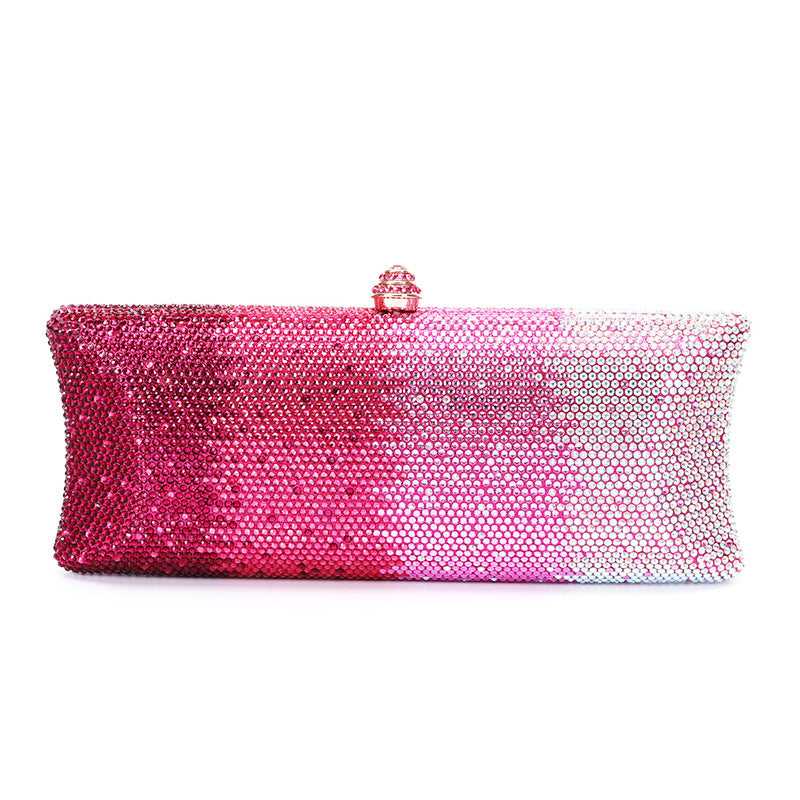 Women's Makeup Rhinestone Wedding Crystal Hot Drilling Dinner Bag