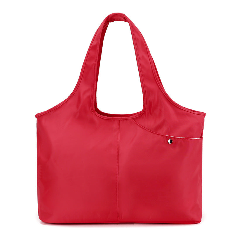 Women's Style Simple Large Capacity Lightweight Nylon Cloth Women's Shoulder Bag