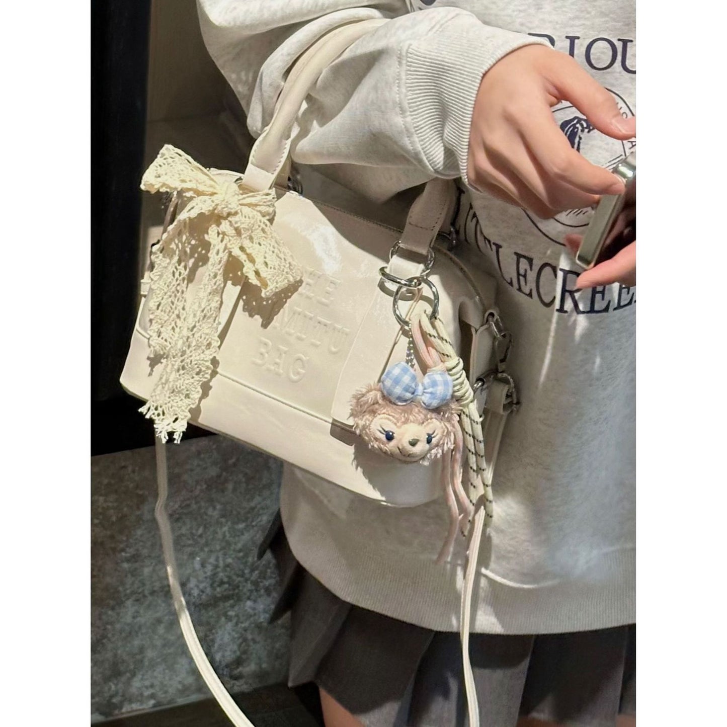 Women's Amy Rabbit Trendy Daily Design Fashionable Women's Messenger Bag