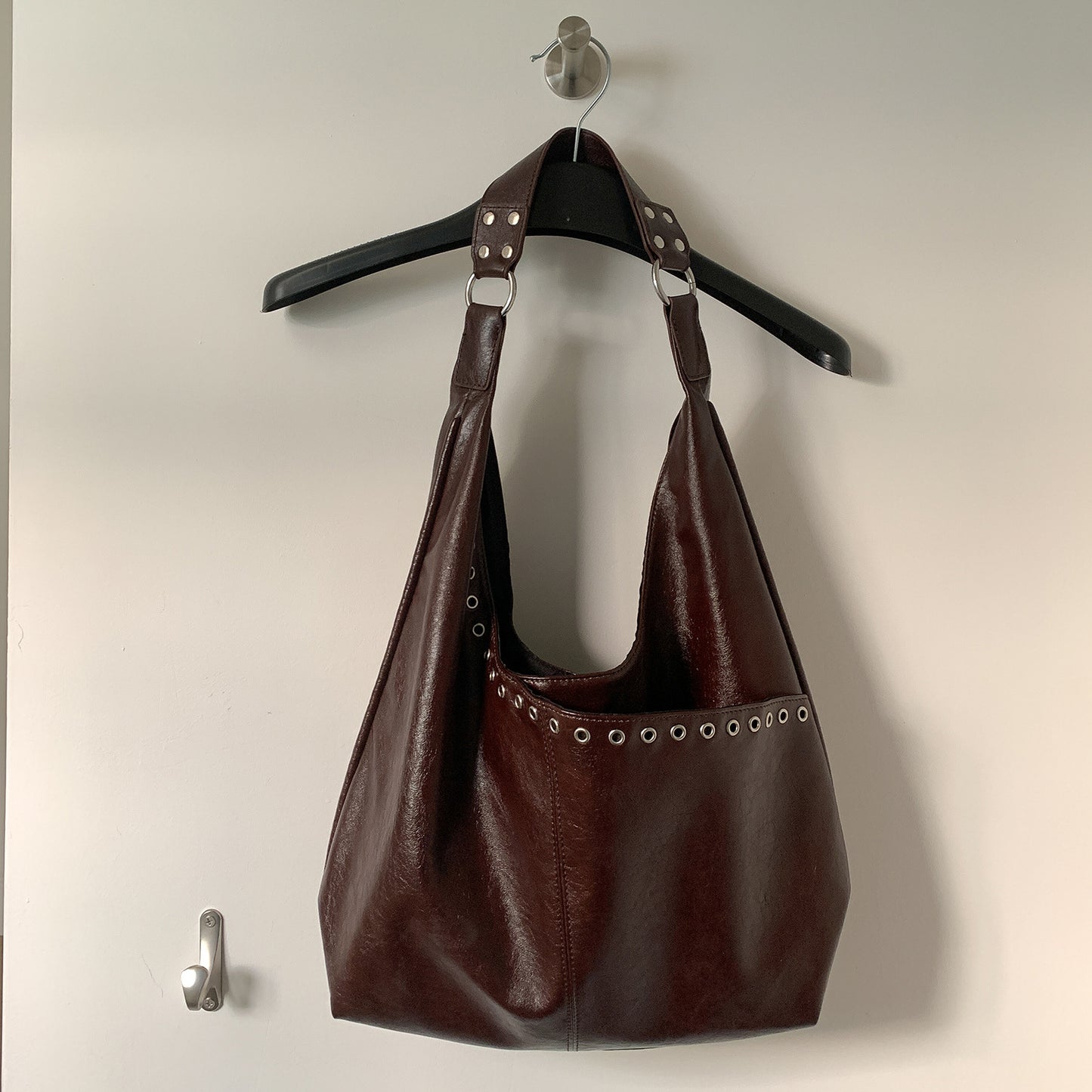 Women's Korean Style Soft Leather Big Fashion Commuter High Sense Women's Shoulder Bag