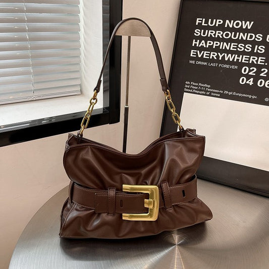 Women's Ruched Cloud Underarm Commuter Stylish Vintage Large Capacity Totes Bags