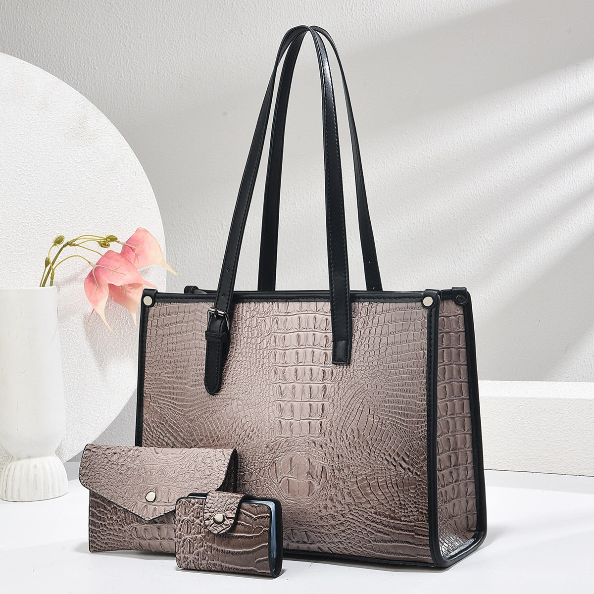 Women's Fashion Advanced Texture Chain Oblique Handbags