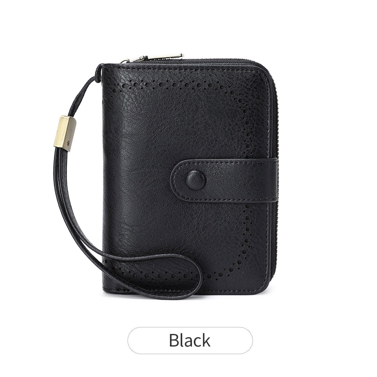 Women's Swiping Oil Wax Leather Retro Expanding Ladies Wallet