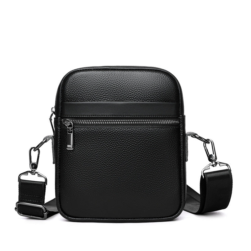Men's Commuter Large Capacity First Layer Leather Men's Shoulder Bag