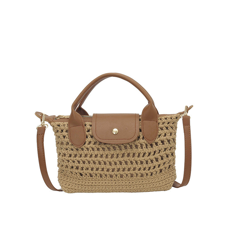 Women's Color Fashion Commuter Woven Style Niche Women's Shoulder Bag