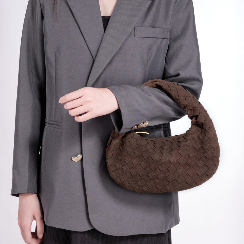 Women's Cloud Dumpling Underarm Large Capacity Croissant Knotted Women's Handbag