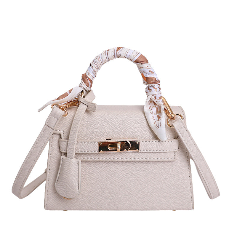 Large Capacity Lychee Pattern Kelly Commuter Fashion Bags