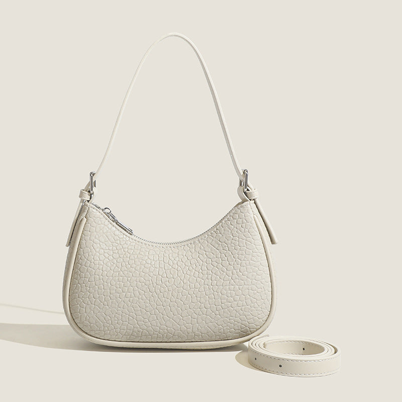 Women's Texture Trend Underarm Niche Design Fashion Women's Shoulder Bag