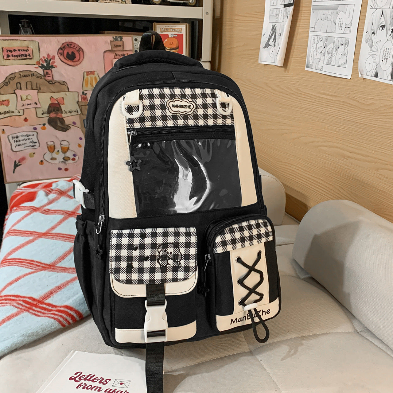 Women's Cute Junior High Large Capacity Lightweight Storage College Student Schoolbag