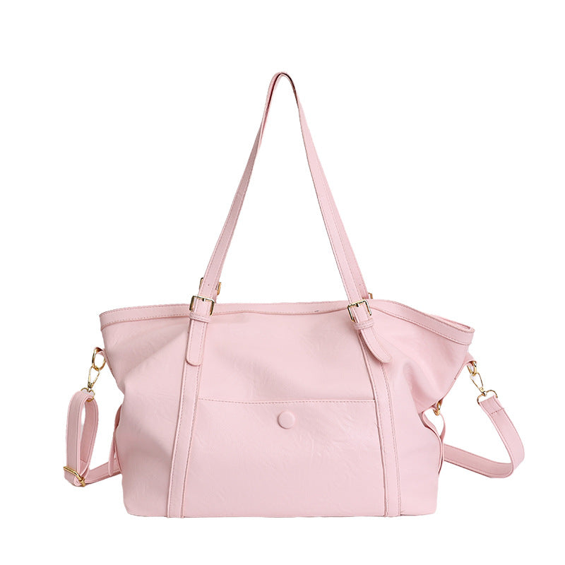 High-grade Large Capacity Versatile Commuter Portable Underarm Light Tote Bag