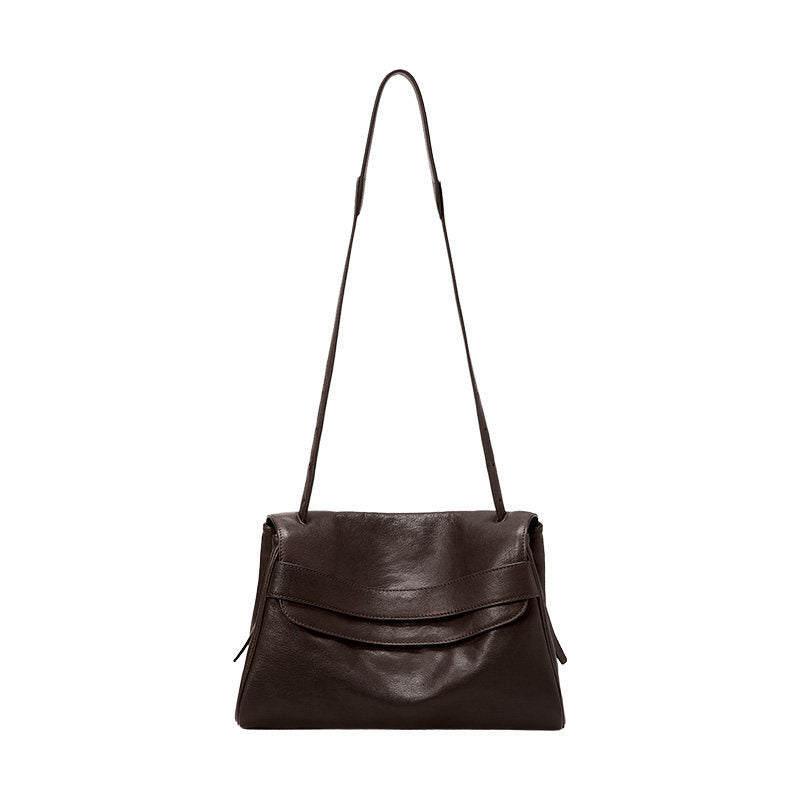 Women's Deer Vegetable Tanned Sheepskin Free Commuter Large Capacity Bags