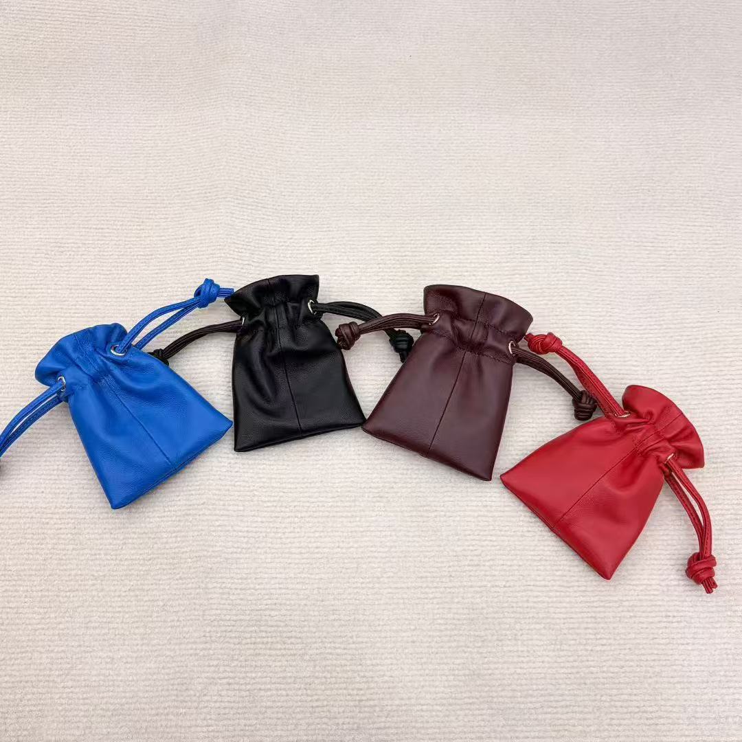 Design Sheepskin Lucky Drawstring Simple Fashion Elegant Women's Handbag