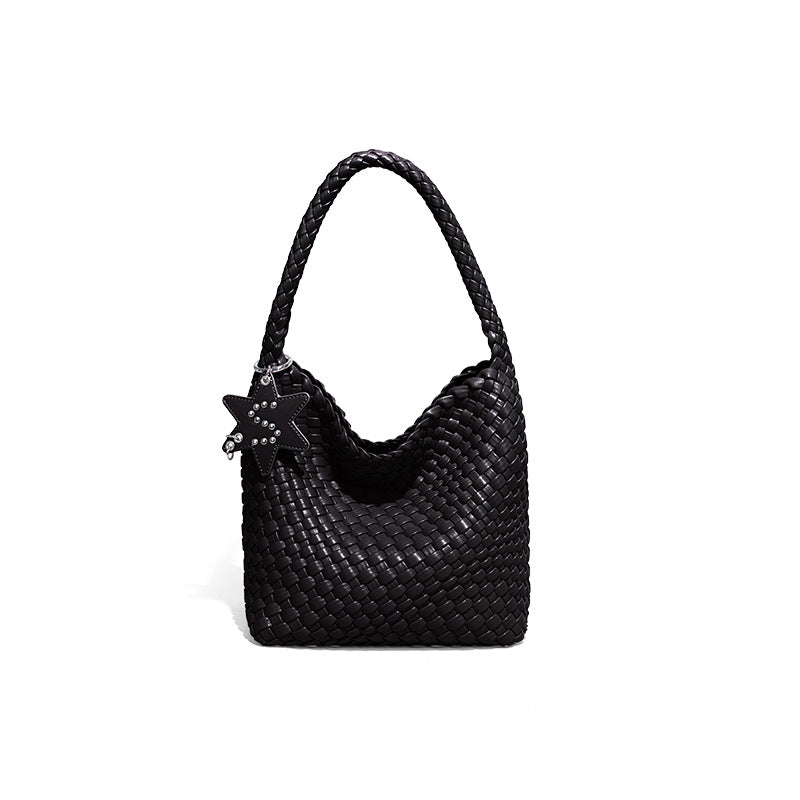Women's Fashion Handmade Woven Trendy Simple Portable Women's Handbag