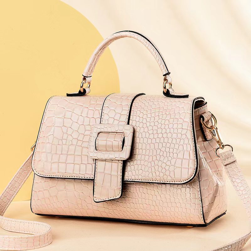 Women's Stone Pattern Fashion Trendy High-grade Large Capacity Women's Handbag
