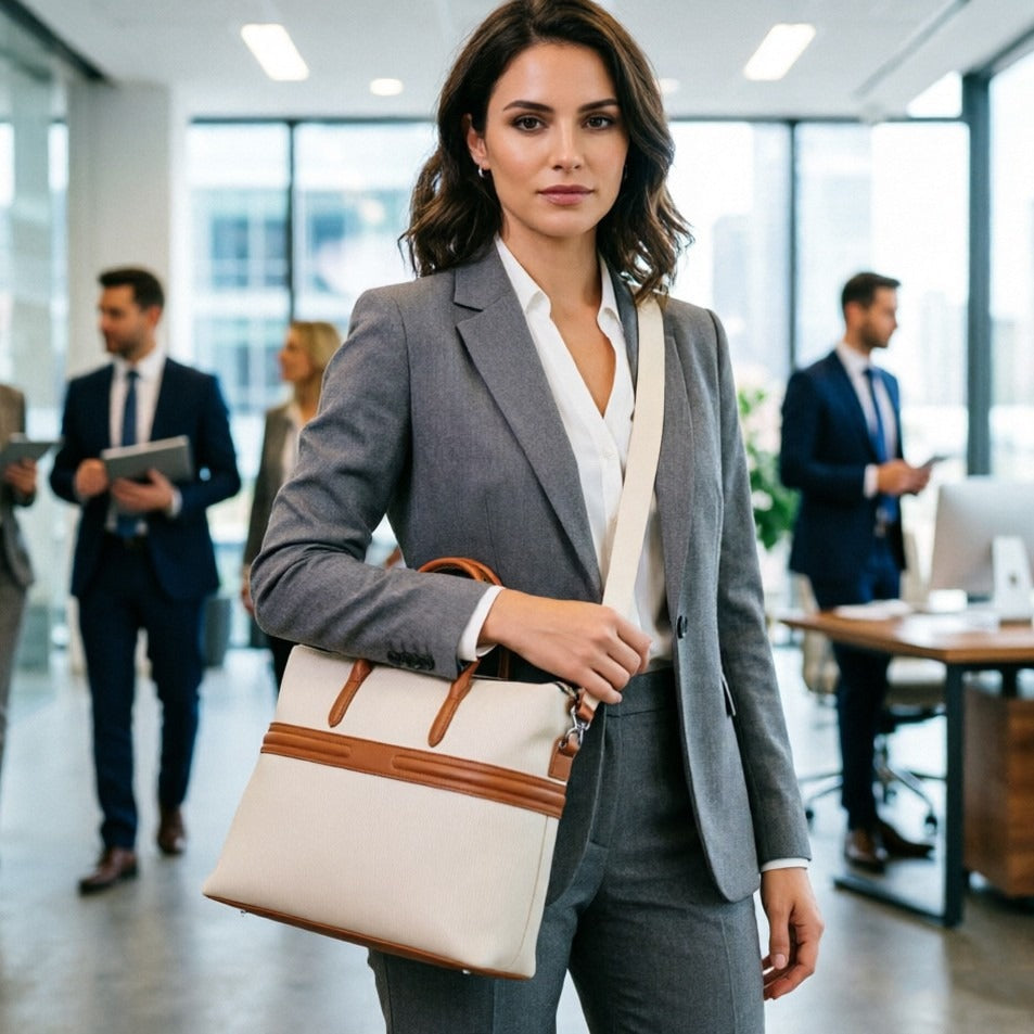 Classic Business Portable Large Capacity Computer Laptop Bag