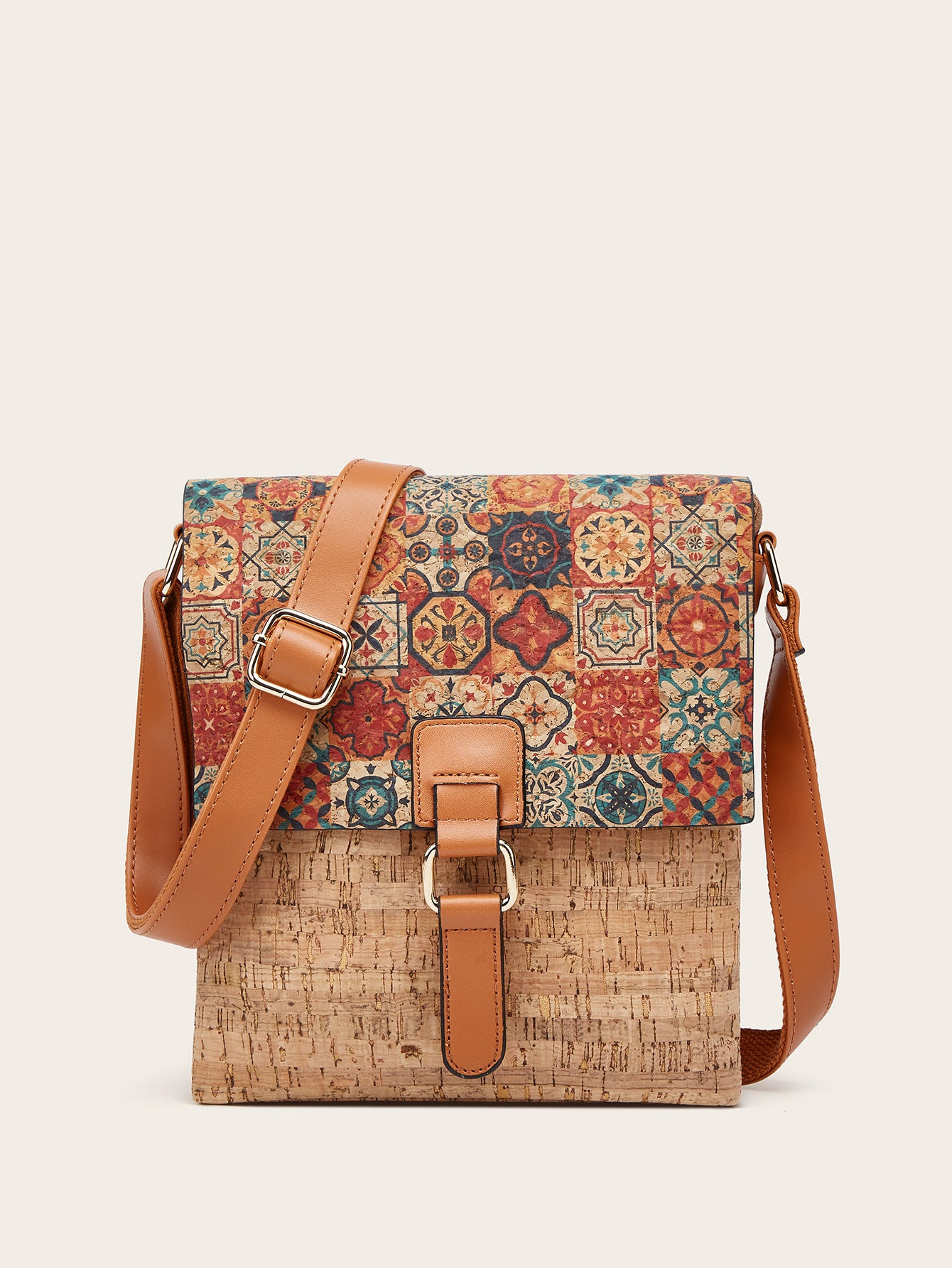 Women's Niche Design Vertical Fashion Retro Printed Bags