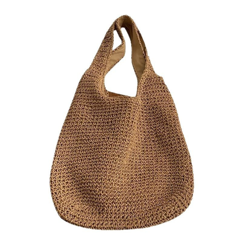 Summer Large Capacity Straw Female Canvas Bags