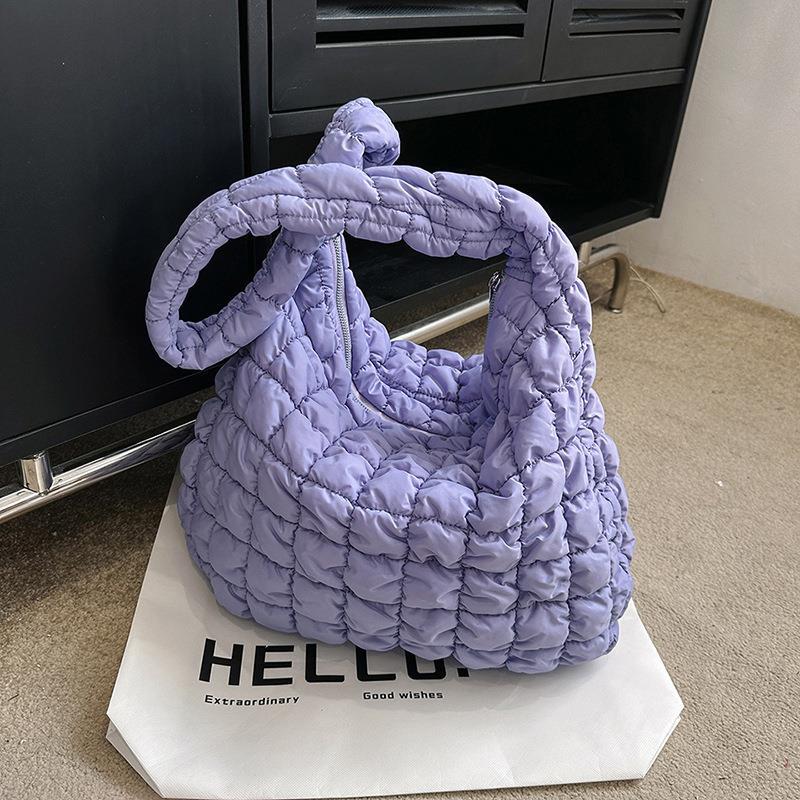 Women's Portable Dumpling Large Capacity Down Cotton Women's Shoulder Bag