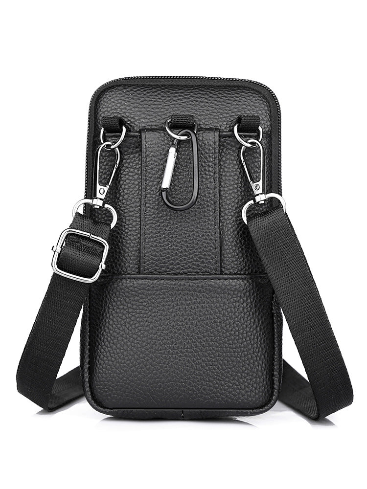 Men's Leather Multifunctional Fashion Waterproof Dustproof Change Bags