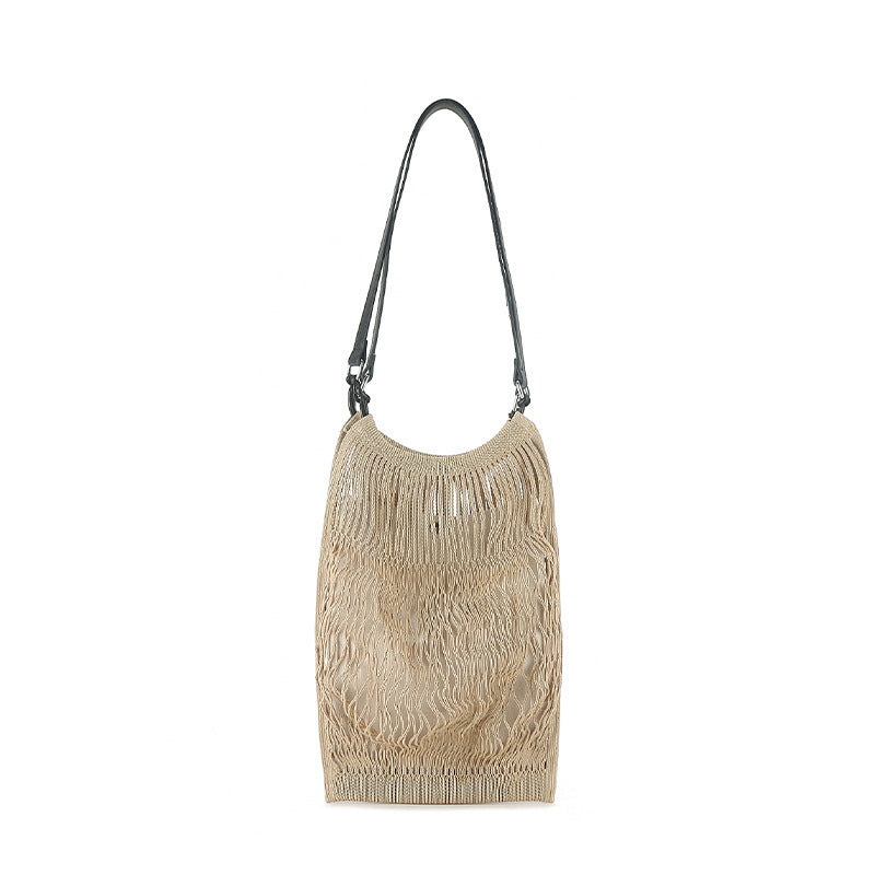 Net Strap Shopping Large Capacity Underarm Women's Shoulder Bag