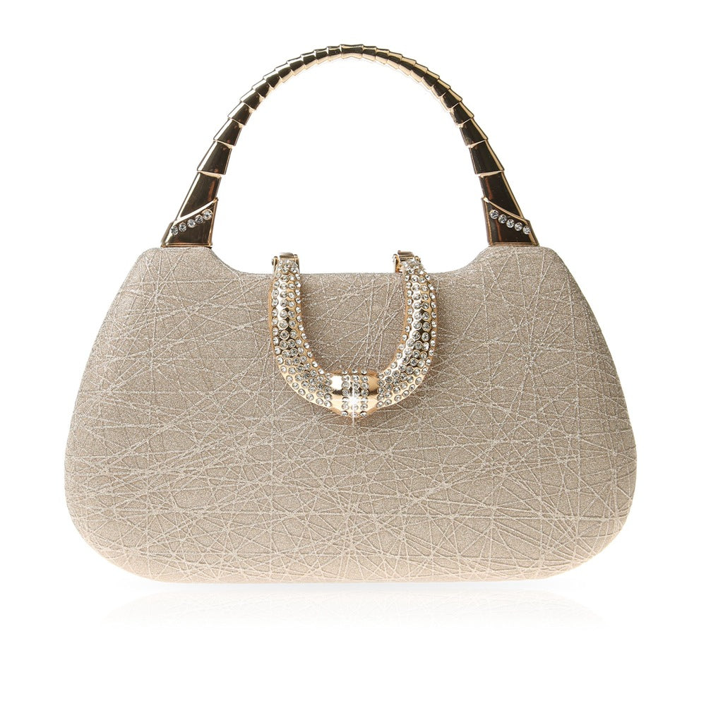 Women's Popular Thin Glittering Portable Clutch Dress Banquet Bags
