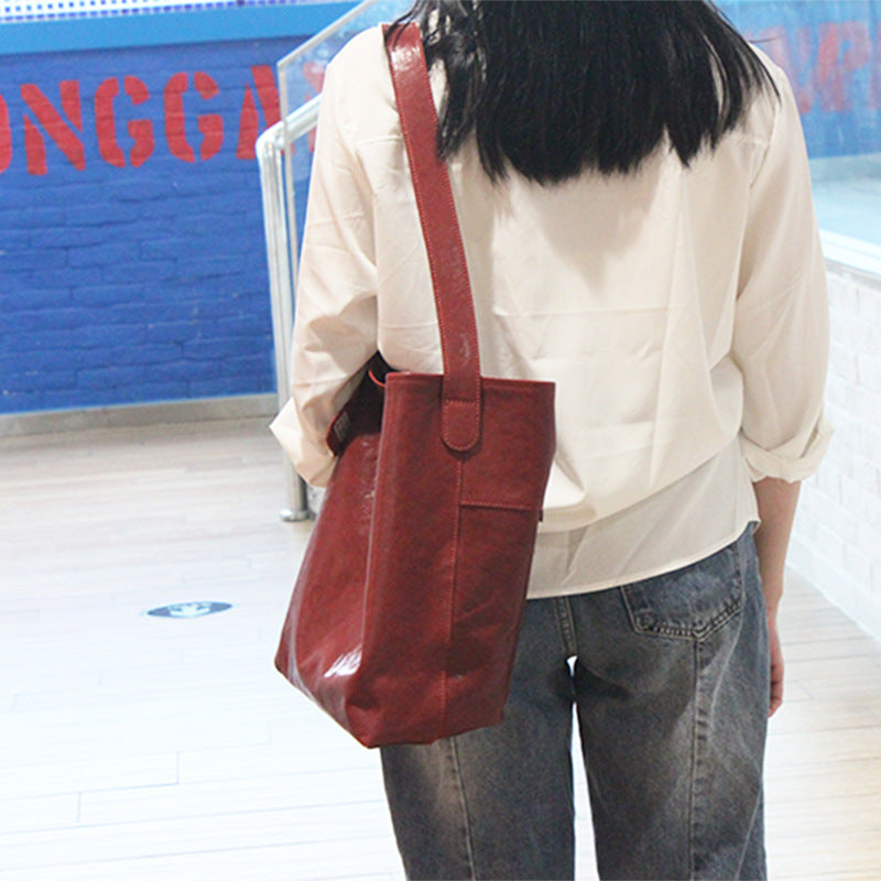 Comfortable Glamorous Women's Leather Advanced Exquisite Women's Messenger Bag