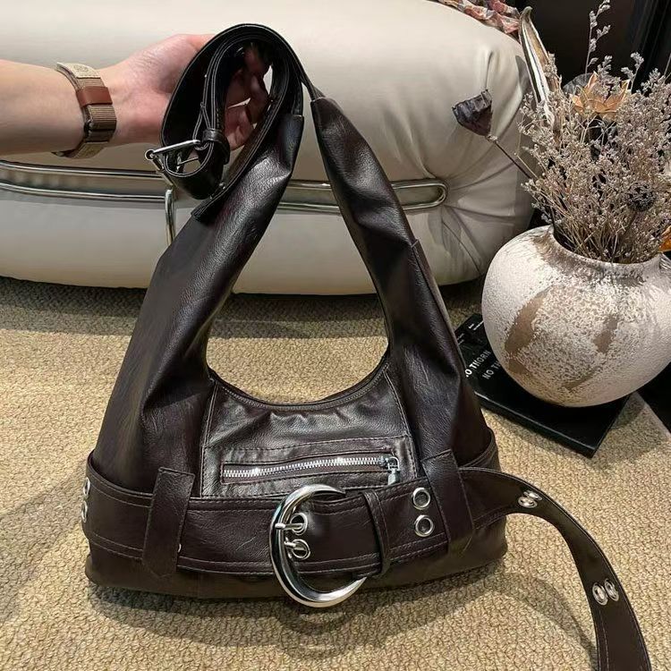 Women's Hot Style Underarm Retro Large Capacity Bags